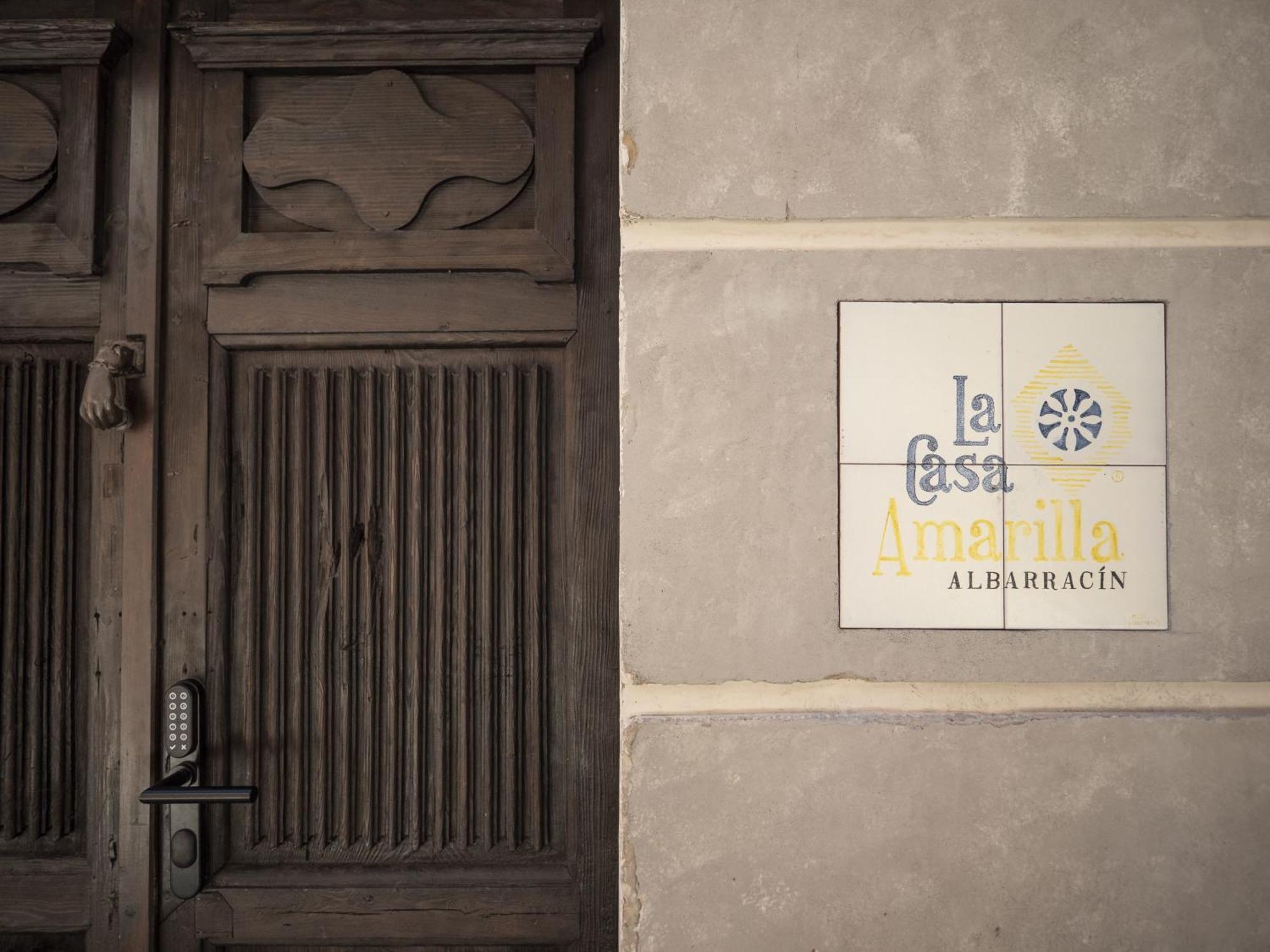 La Casa Amarilla Apartamento Enebro Albarracín Eksteriør bilde